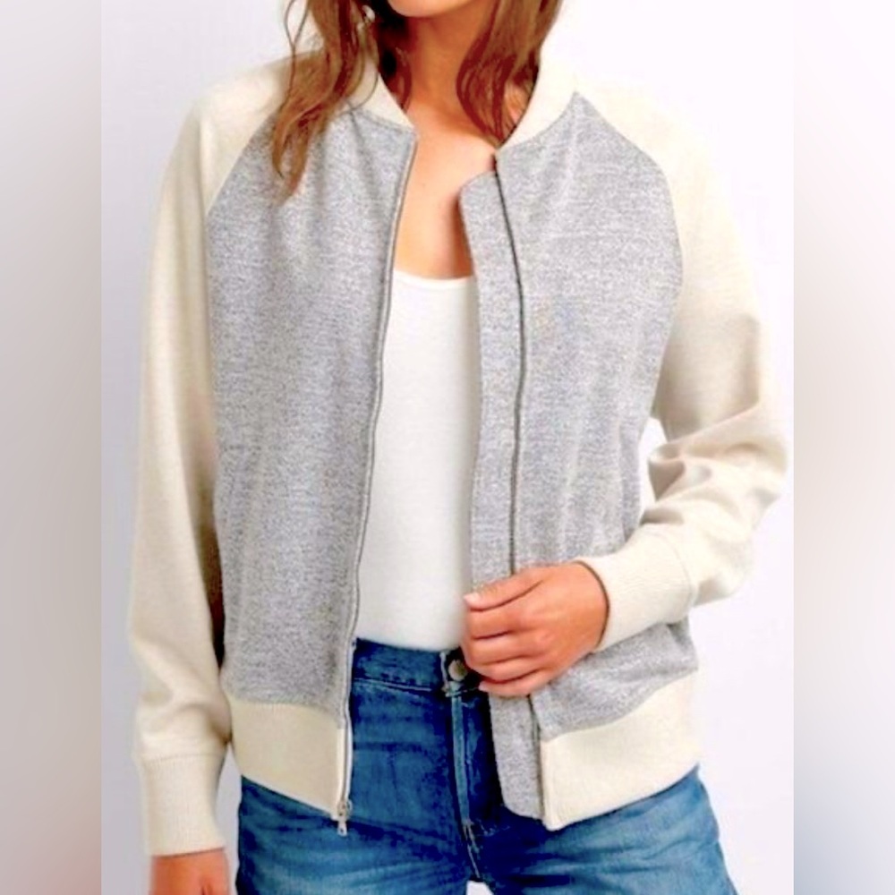 GAP Women’s Knit Bomber Jacket Sz M